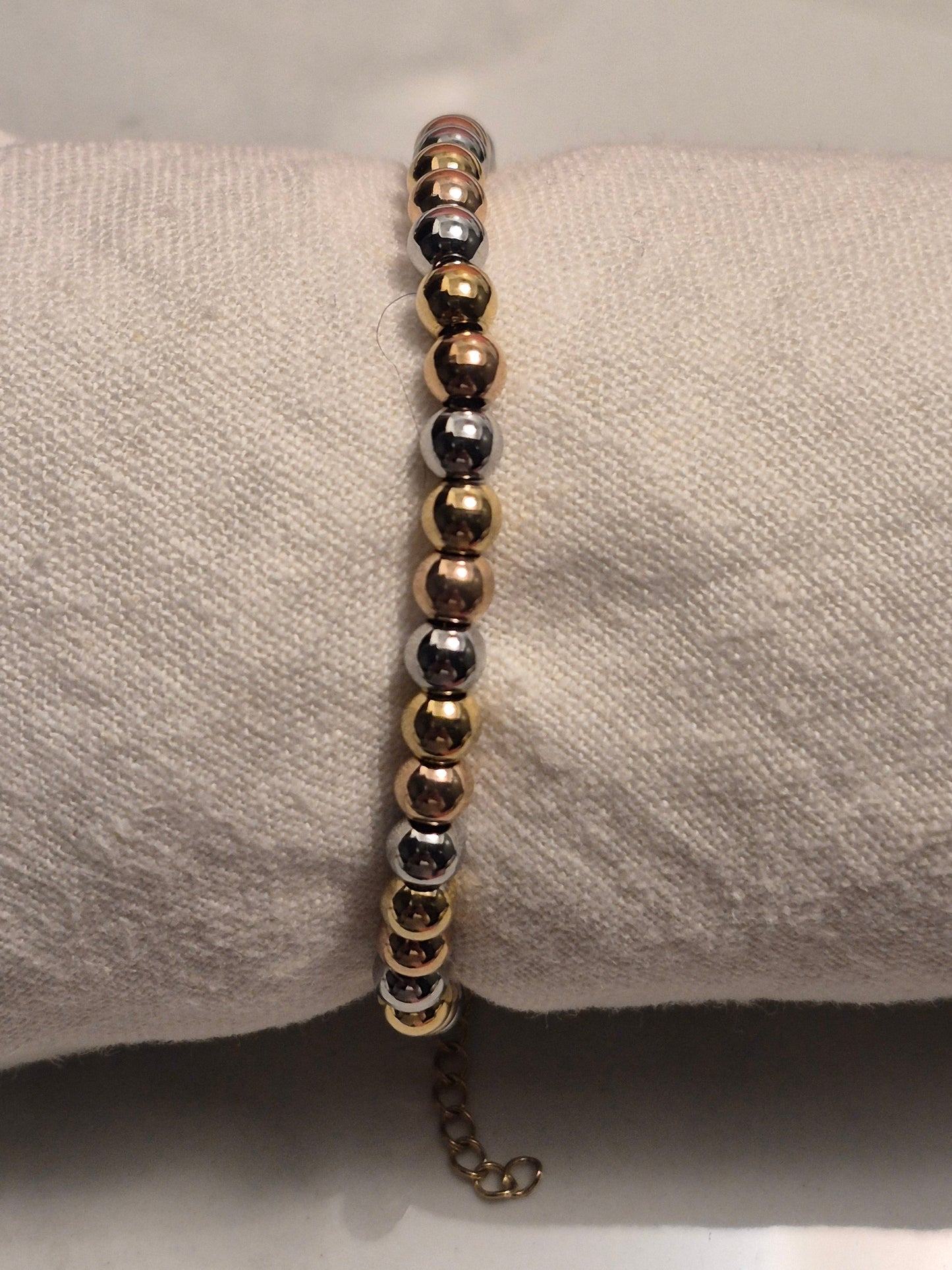 Trinity Glow Bead Bracelet