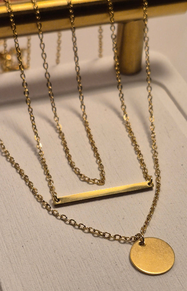 Luna Layered Gold Necklace