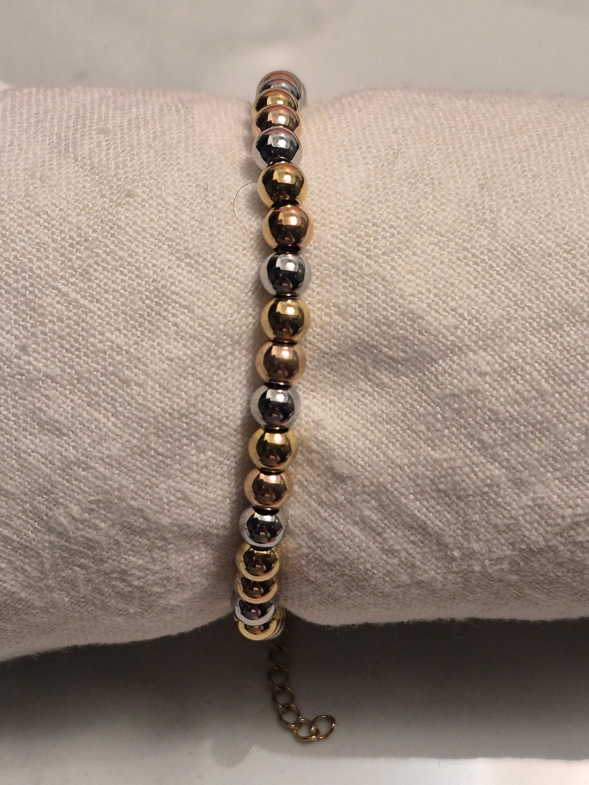 Trinity Glow Bead Bracelet