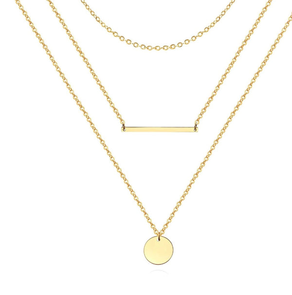 Luna Layered Gold Necklace