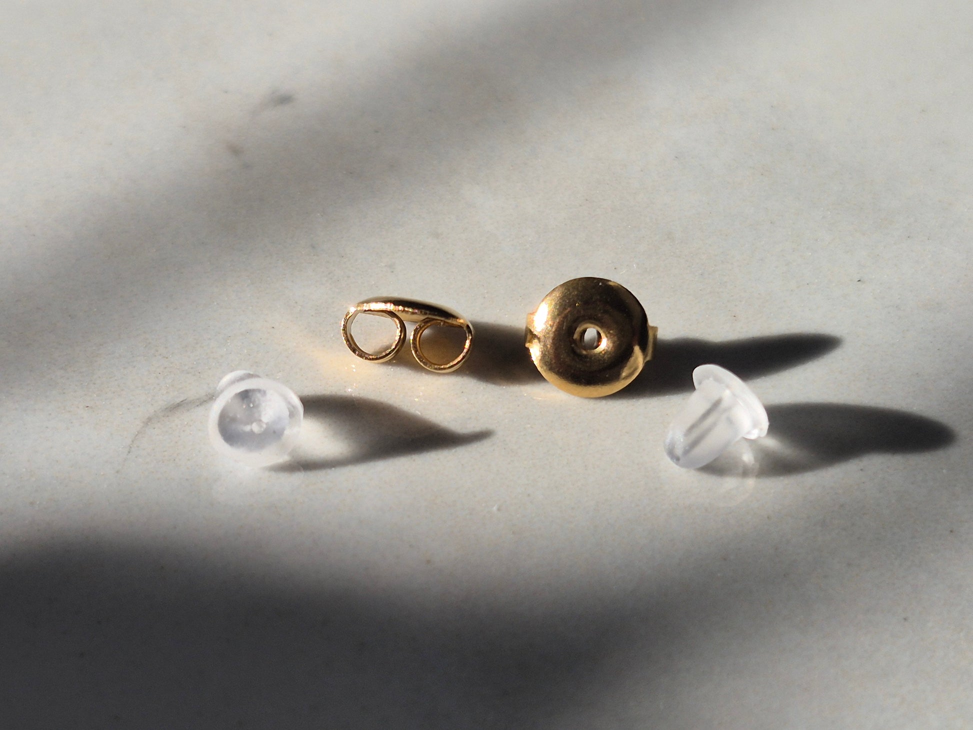 Golden Hashtag Luxe Studs