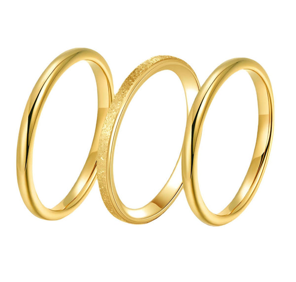Whisper Gold Trio - Minimal. Elegant. Endlessly versatile.